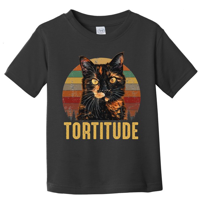 Tortitude Tortoiseshell Cat Toddler T-Shirt