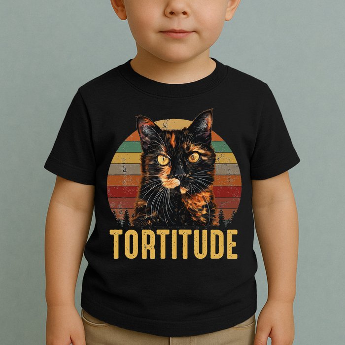 Tortitude Tortoiseshell Cat Toddler T-Shirt