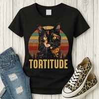 Tortitude Tortoiseshell Cat Womens T-Shirt