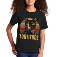 Tortitude Tortoiseshell Cat Kids T-Shirt