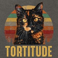 Tortitude Tortoiseshell Cat Cotton Canvas Backpack