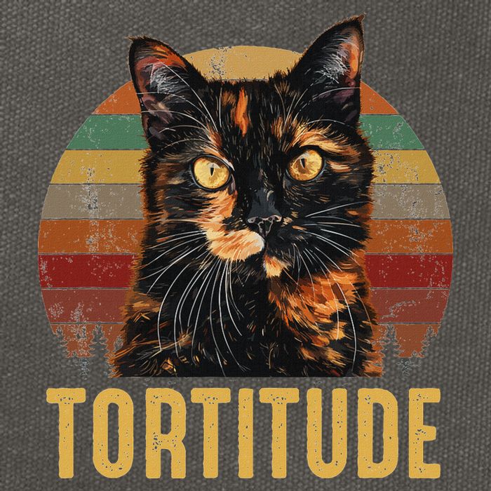 Tortitude Tortoiseshell Cat Cotton Canvas Backpack
