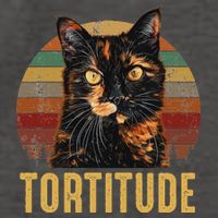 Tortitude Tortoiseshell Cat Vector Backpack