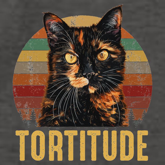 Tortitude Tortoiseshell Cat Vector Backpack