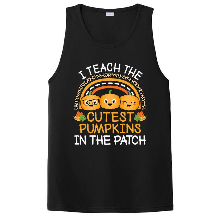 Teach The Cutest Pumpkins In The Patch Halloween Teacher PosiCharge Competitor Tank