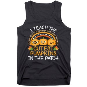 Teach The Cutest Pumpkins In The Patch Halloween Teacher Tank Top