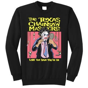 The Texas Chainsaw Massacre Love The Skin Youre In Halloween Horror Character Sweatshirt