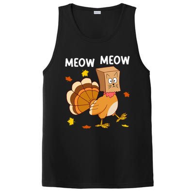 Thanksgiving Turkey Cat Meow PosiCharge Competitor Tank