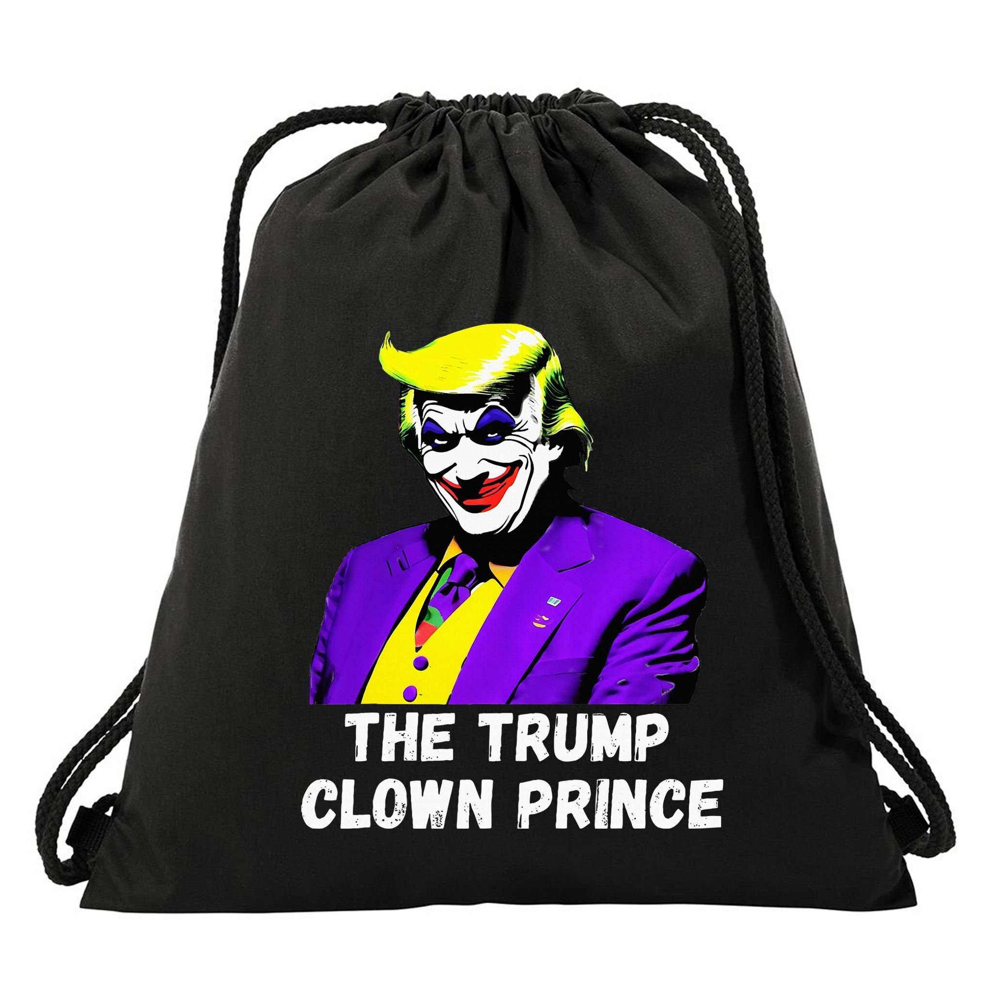 The Trump Clown Prince Drawstring Bag