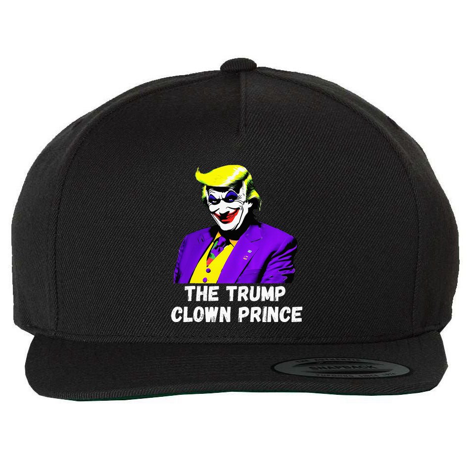 The Trump Clown Prince Wool Snapback Cap