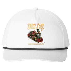 Trump Train Coming To Town Christmas Snapback Five-Panel Rope Hat