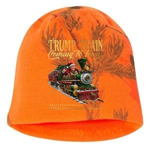 Trump Train Coming To Town Christmas Kati - Camo Knit Beanie