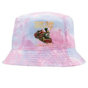 Trump Train Coming To Town Christmas Tie-Dyed Bucket Hat