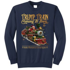 Trump Train Coming To Town Christmas Sweatshirt