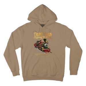 Trump Train Coming To Town Christmas Hoodie