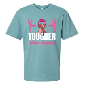 Tougher Than Cancer Cancer Fighting Gift Sueded Cloud Jersey T-Shirt