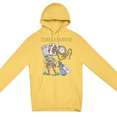 Timelessness Timeless Clock Back In Time Magic Card Premium Pullover Hoodie