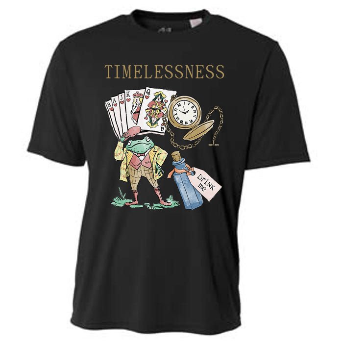 Timelessness Timeless Clock Back In Time Magic Card Cooling Performance Crew T-Shirt