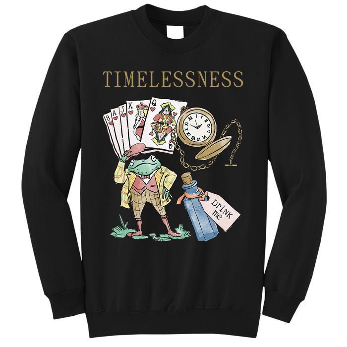 Timelessness Timeless Clock Back In Time Magic Card Sweatshirt