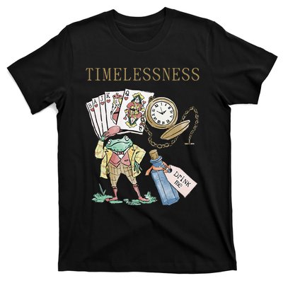 Timelessness Timeless Clock Back In Time Magic Card T-Shirt