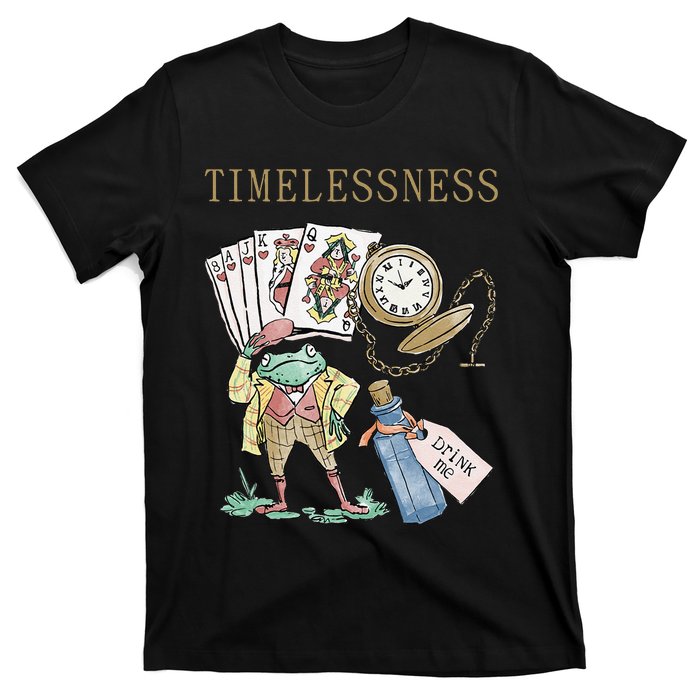 Timelessness Timeless Clock Back In Time Magic Card T-Shirt