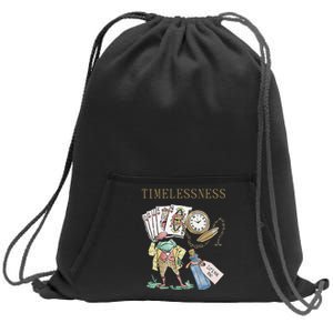 Timelessness Timeless Clock Back In Time Magic Card Sweatshirt Cinch Pack Bag