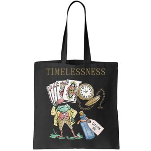 Timelessness Timeless Clock Back In Time Magic Card Tote Bag