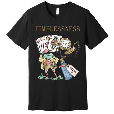 Timelessness Timeless Clock Back In Time Magic Card Premium T-Shirt