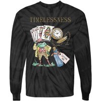 Timelessness Timeless Clock Back In Time Magic Card Tie-Dye Long Sleeve Shirt