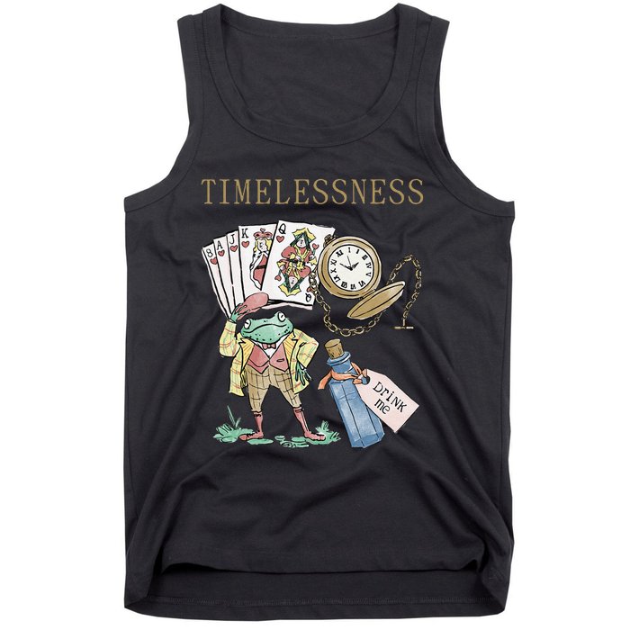 Timelessness Timeless Clock Back In Time Magic Card Tank Top