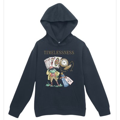 Timelessness Timeless Clock Back In Time Magic Card Urban Pullover Hoodie