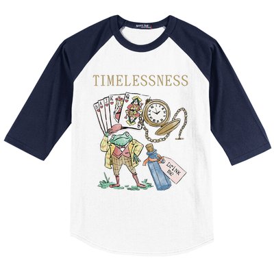 Timelessness Timeless Clock Back In Time Magic Card Baseball Sleeve Shirt