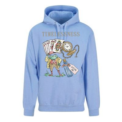 Timelessness Timeless Clock Back In Time Magic Card Unisex Surf Hoodie