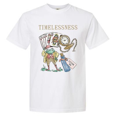 Timelessness Timeless Clock Back In Time Magic Card Garment-Dyed Heavyweight T-Shirt