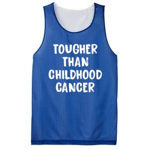 Tougher Than Cancer Support Hood Cancer Awareness Gift Mesh Reversible Basketball Jersey Tank