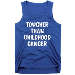 Tougher Than Cancer Support Hood Cancer Awareness Gift Tank Top