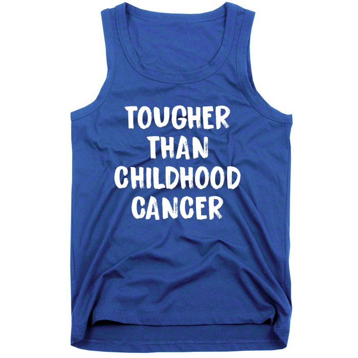 Tougher Than Cancer Support Hood Cancer Awareness Gift Tank Top