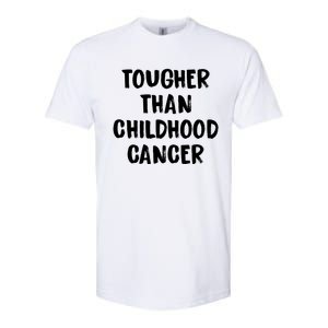 Tougher Than Cancer Support Hood Cancer Awareness Gift Softstyle CVC T-Shirt