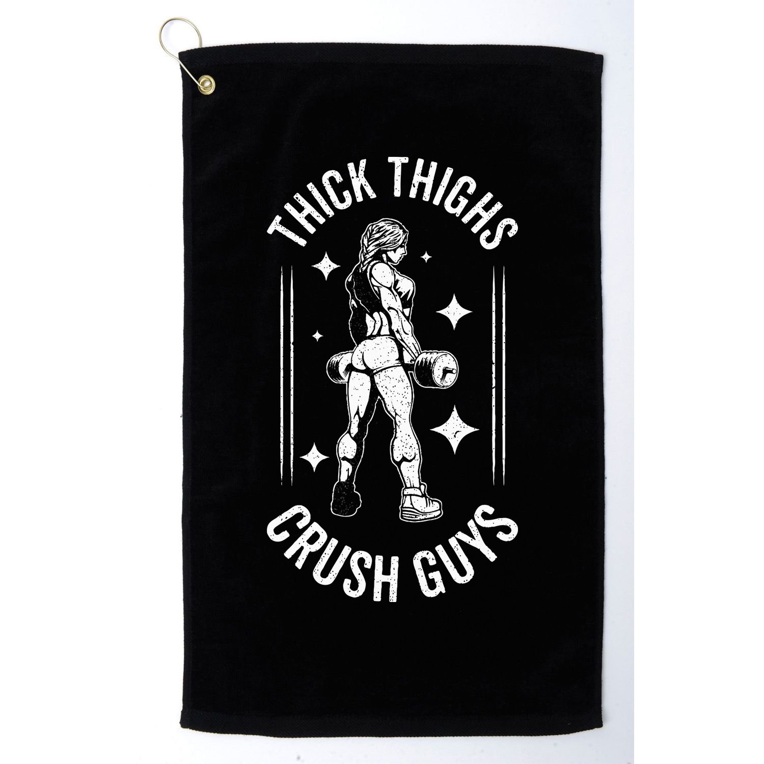 Thick Thighs Crush Guys Gym Workout Fitness Bodybuilding Golf Towel