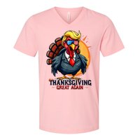 Thanksgivin Trump Costume V-Neck T-Shirt