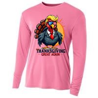 Thanksgivin Trump Costume Cooling Performance Long Sleeve Crew