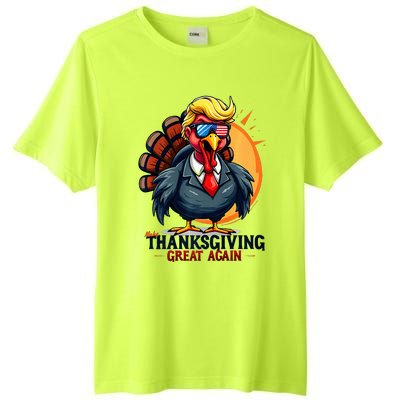 Thanksgivin Trump Costume Tall Fusion ChromaSoft Performance T-Shirt