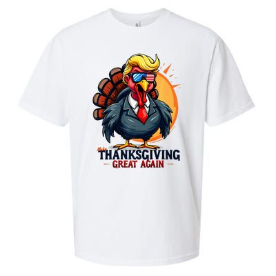 Thanksgivin Trump Costume Sueded Cloud Jersey T-Shirt