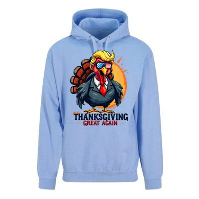 Thanksgivin Trump Costume Unisex Surf Hoodie