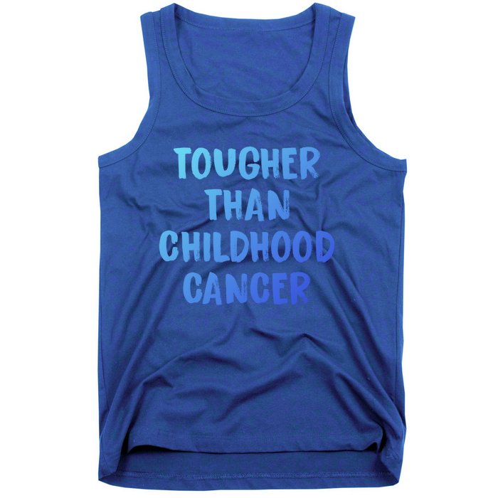 Tougher Than Cancer Support Hood Cancer Awareness Meaningful Gift Tank Top