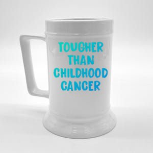 Tougher Than Cancer Support Hood Cancer Awareness Meaningful Gift Beer Stein