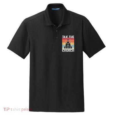 Tax The Church Anti Religion Atheism Atheist Dry Zone Grid Polo