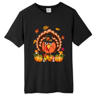 Thanksgiving Turkey Costume Basketball Ball Lover Player Gift Tall Fusion ChromaSoft Performance T-Shirt