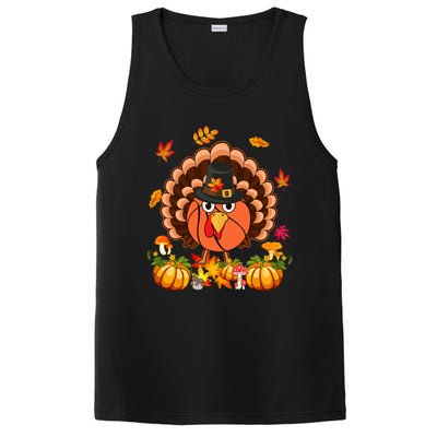 Thanksgiving Turkey Costume Basketball Ball Lover Player Gift PosiCharge Competitor Tank