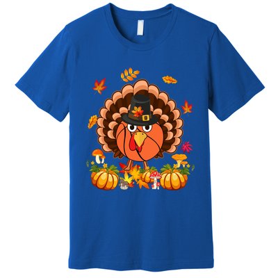 Thanksgiving Turkey Costume Basketball Ball Lover Player Gift Premium T-Shirt